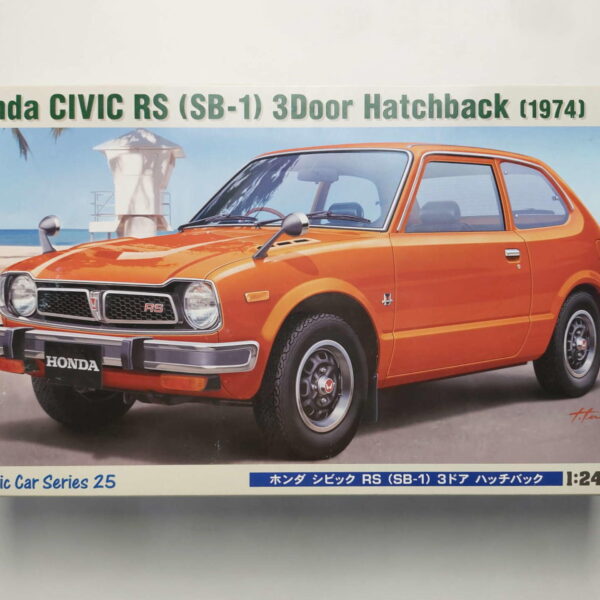 1/24 Honda Civic RS (SB-1) 1974 3Door Hatchback Сборная модель Hasegawa 21125