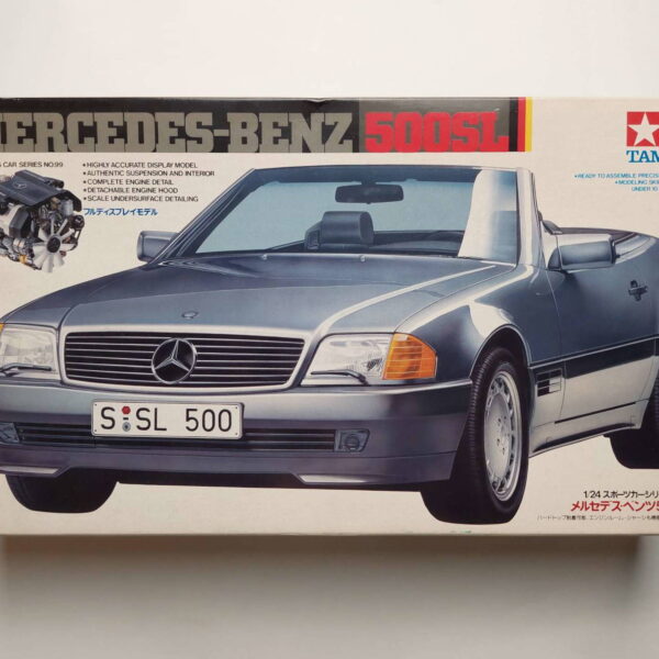 1/24 Mercedes-Benz 500SL 1989 with Engine Сборная модель Tamiya 24099