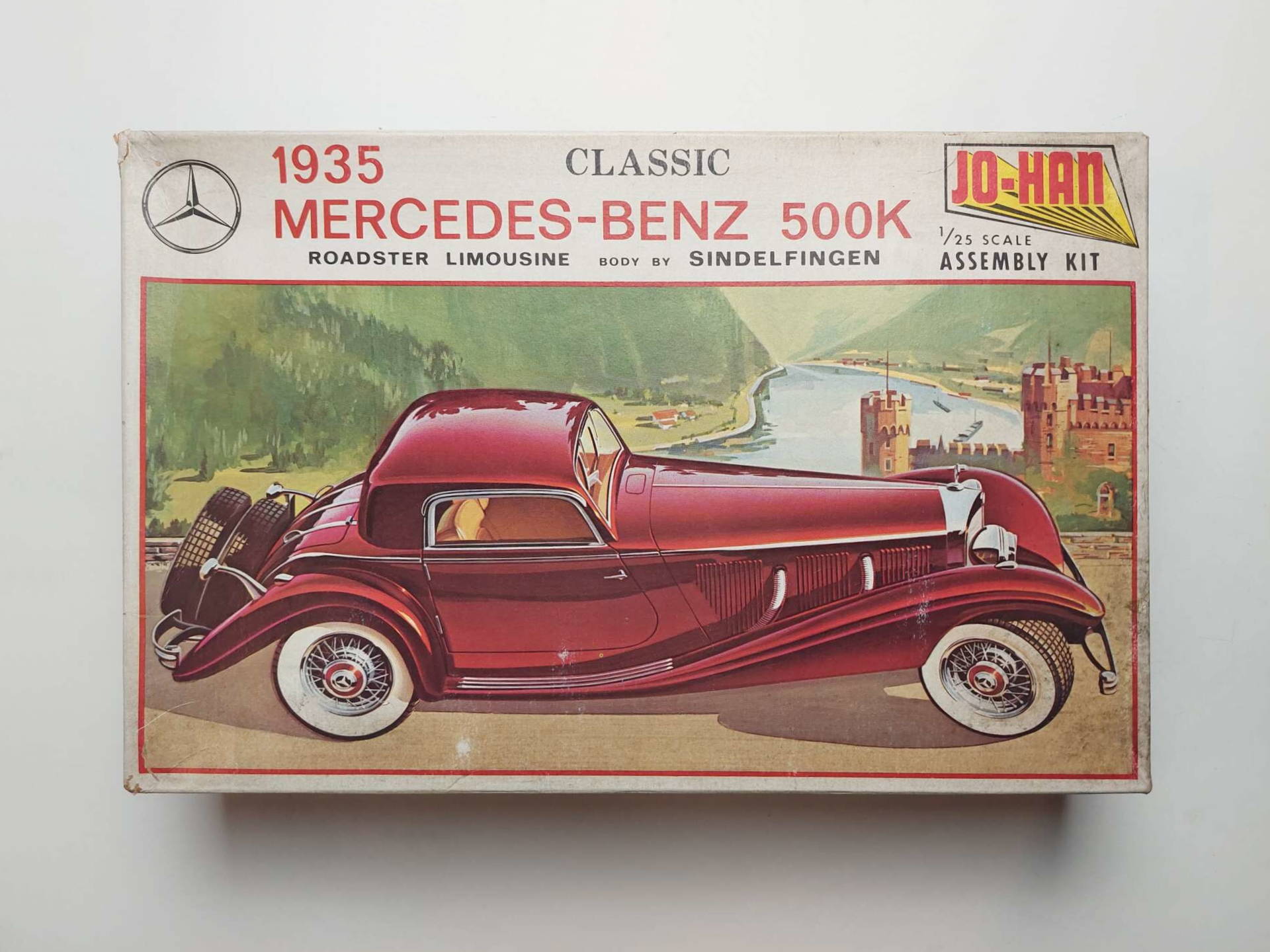 37194529268462266f0aa61ac706f370.jpg 1/25 Mercedes-Benz 500K 1935 Сборная модель Jo-Han GC-1135