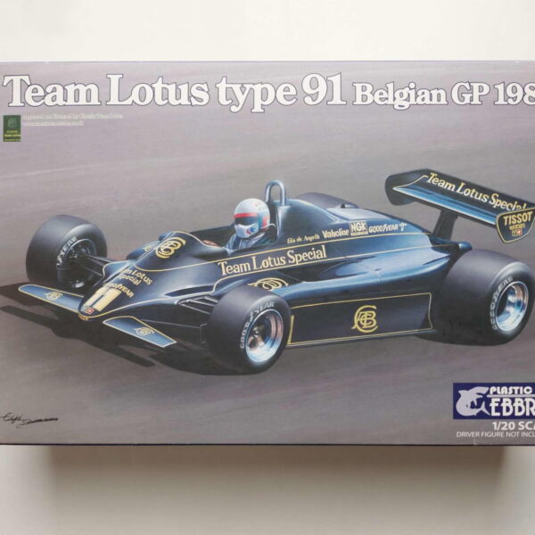 1/20 Lotus Type 91 1982 Belgian GP Сборная модель EBBRO 20019