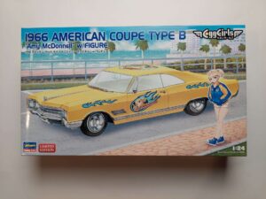1/24 Buick Wildcat American Coupe Type B 1966 Egg Girls w/ Figure Amy McDonnell Сборная модель Hasegawa 52758