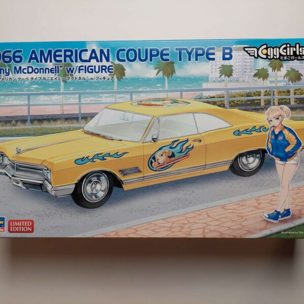 1/24 Buick Wildcat American Coupe Type B 1966 Egg Girls w/ Figure Amy McDonnell Сборная модель Hasegawa 52758