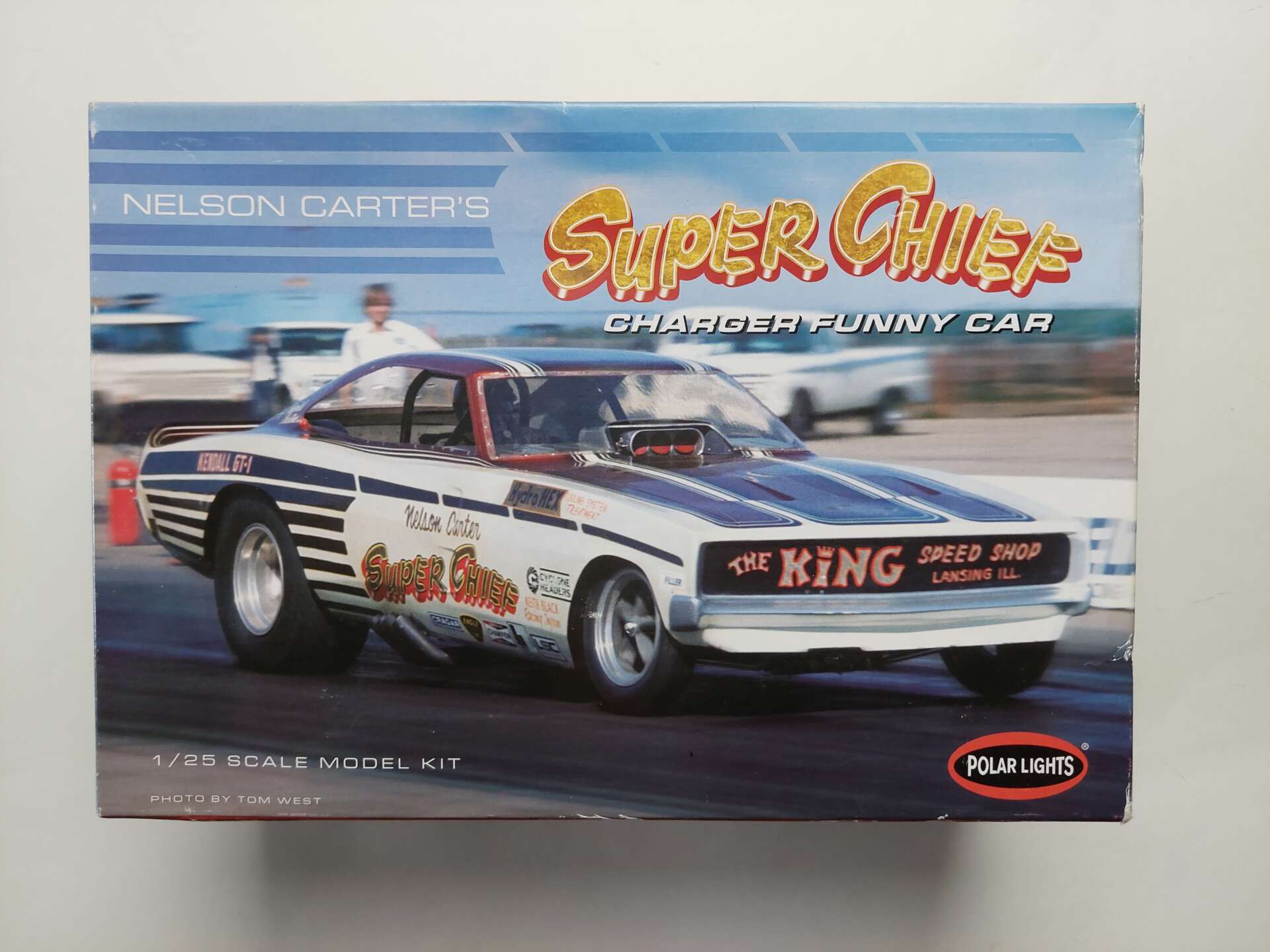 4ceb8109c9d994c55bfdaa087e7d50c7.jpg 1/25 Dodge Charger Nelson Carter Super Chief Charger Funny Car Сборная модель Polar Lights POL935/12