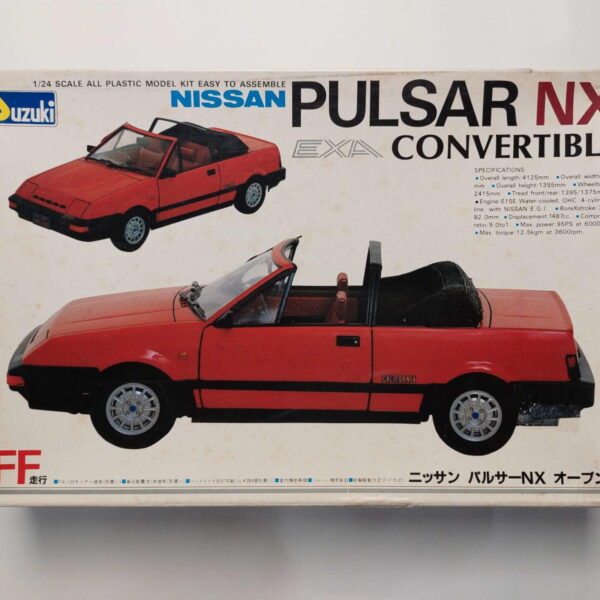 1/24 Nissan Pulsar NX EXA 1985 Convertible Сборная модель Suzuki 190-800