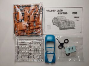 1/24 Talbot Lago Record 1950 Сборная модель Heller 80711