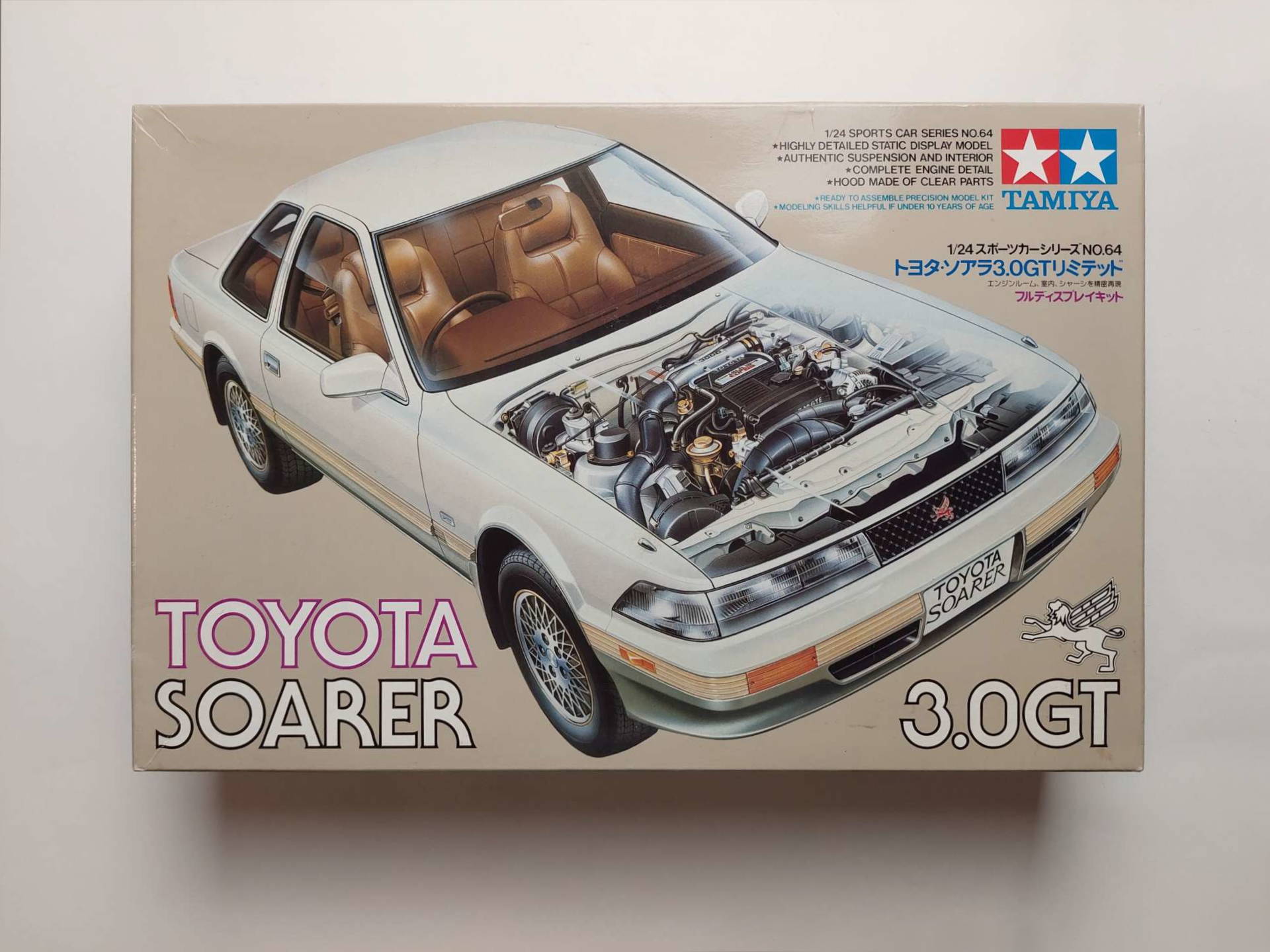 5a10820828f3fa7028593c10acf146e2.jpg 1/24 Toyota Soarer 3.0GT 1985 Сборная модель Tamiya 24064