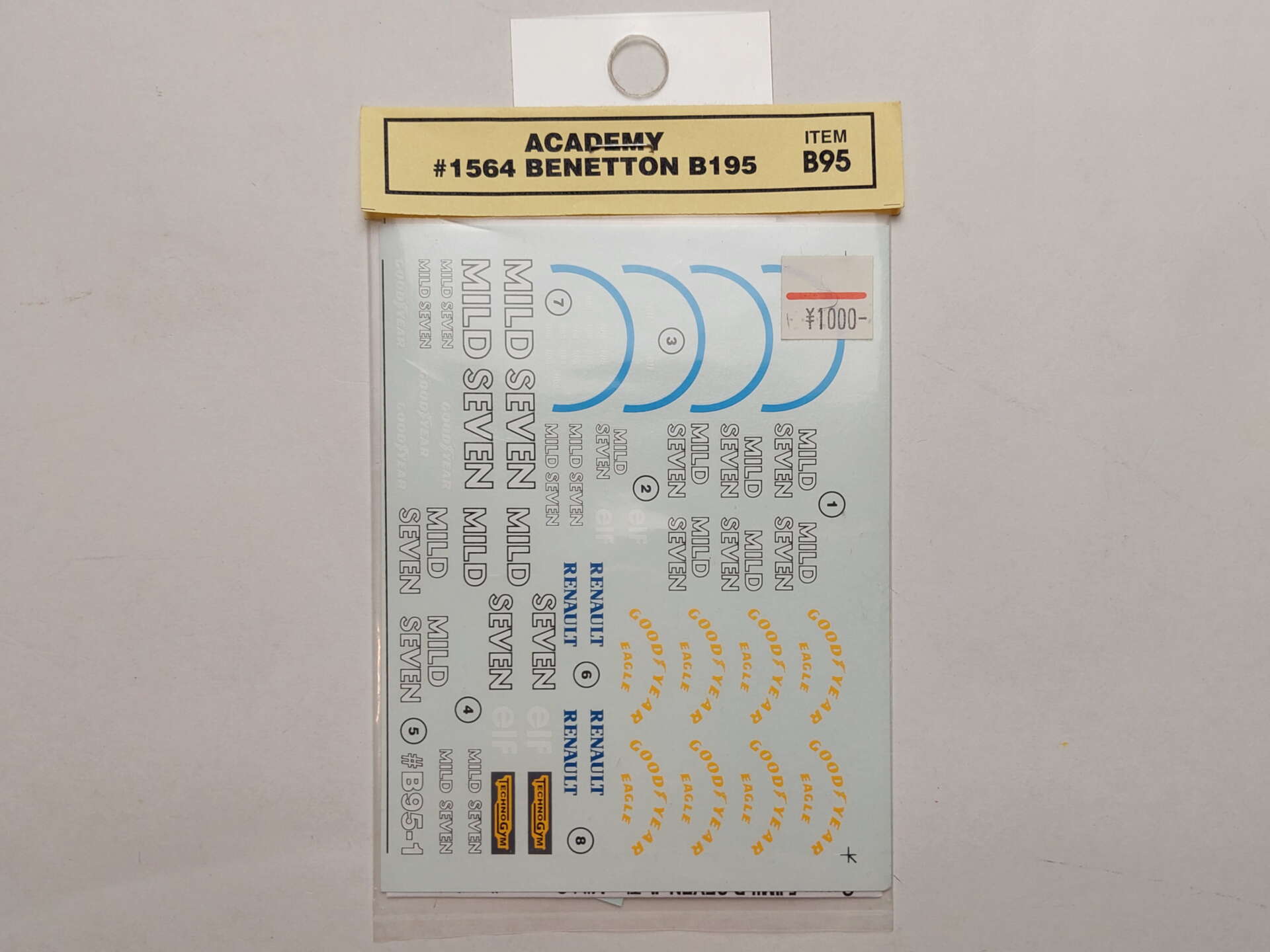 5f5080c8b44a3923580a760d4cbb7c0a.jpg 1/20 Benetton B195 1995 (Academy 1564) Декали F1 Specialties B95