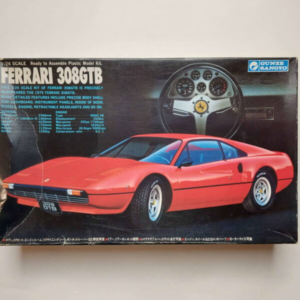 1/24 Ferrari 308GTB Сборная модель Gunze Sangyo G-214