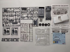 1/24 Honda Civic RS (SB-1) 1974 3Door Hatchback Сборная модель Hasegawa 21125