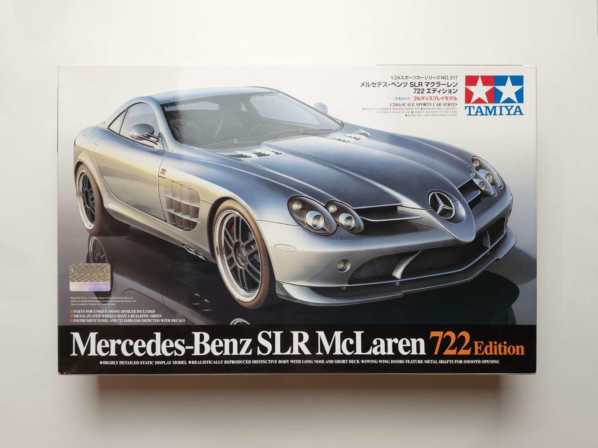 9f55768c84f417a1b8b82a386c20b726.jpg 1/24 Mercedes-Benz SLR McLaren 722 Edition 2006 Сборная модель Tamiya 24317
