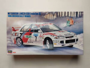 1/24 Mitsubishi Lancer GSR Evolution III 1996 Swedish Rally Winner #7 Сборная модель Hasegawa 25020