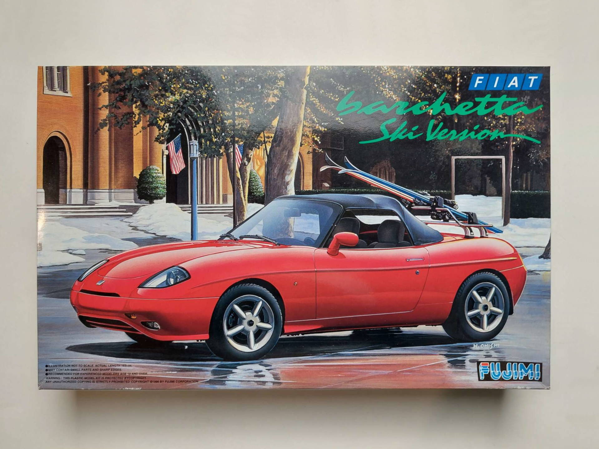 aa01743a921d10dfc0047d959b3246bc.jpg 1/24 FIAT Barchetta Ski Version Сборная модель Fujimi 12516