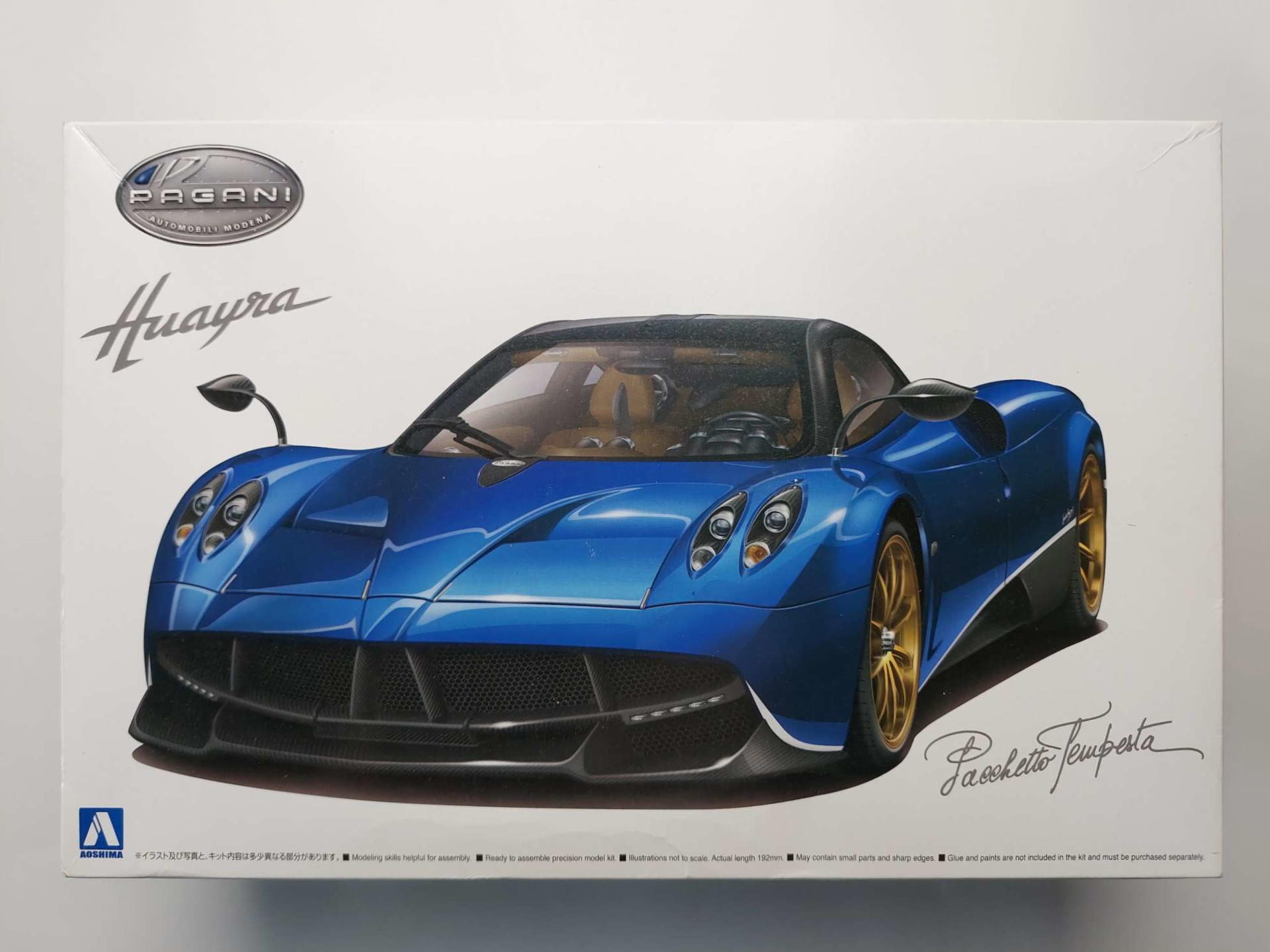 ab1bd141b231bd17a0cd85b378c79a34.jpg 1/24 Pagani Huayra Pacchetto Tempesta Сборная модель Aoshima 055991