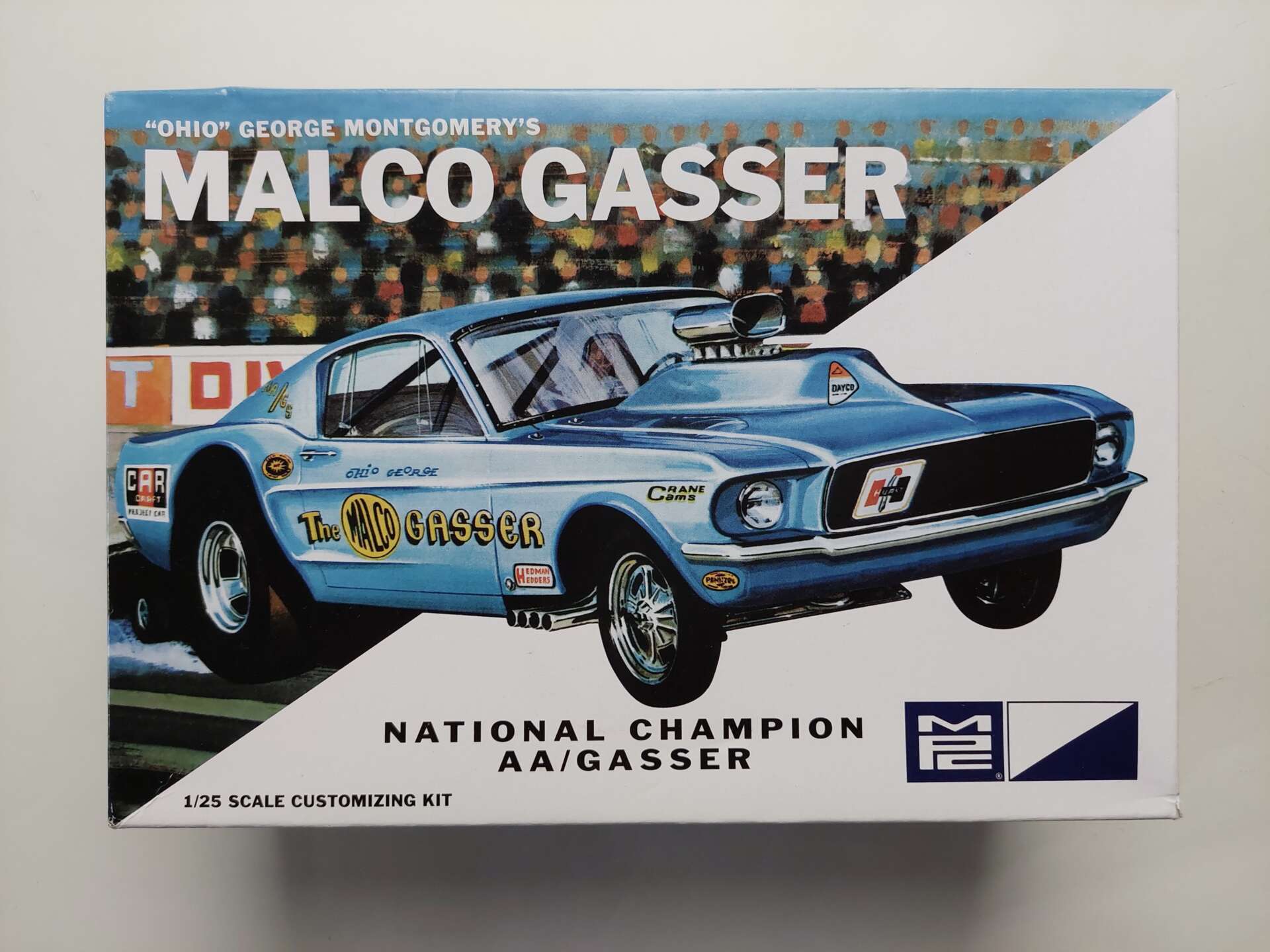 c20f663bcc75b446d4b82758ad5d3b4c.jpg 1/25 Ford Mustang Ohio George Montgomery's Malco Gasser Сборная модель MPC 800/12
