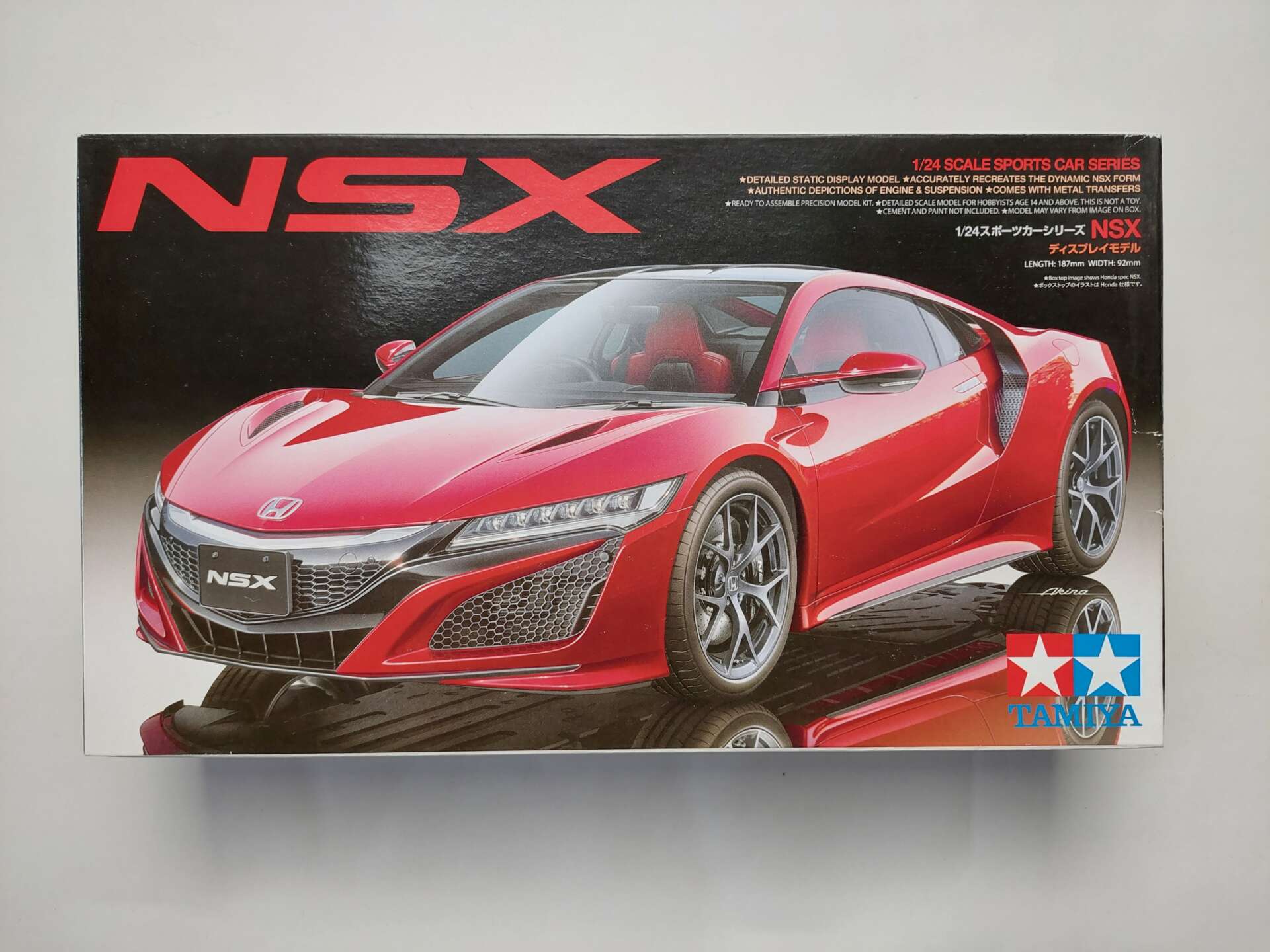 c8f83e4e71a0b1f3f65cfbd640849b0d.jpg 1/24 Honda NSX 2016 Сборная модель Tamiya 24344