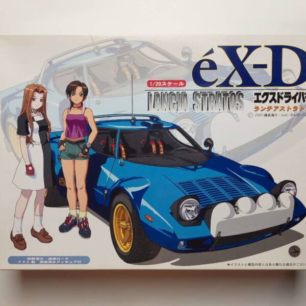 1/20 Lancia Stratos eX-Driver w/ Lorna Endou & Lisa Sakakino Figure Сборная модель Fujimi 09118