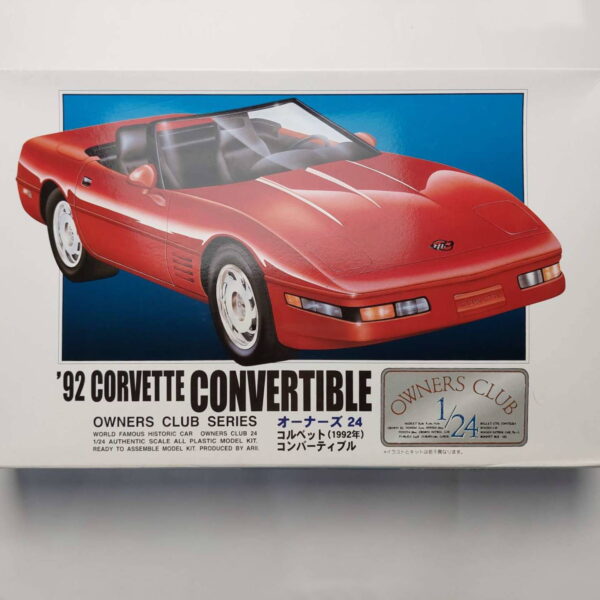 1/24 Chevrolet Corvette C4 '92 Convertible Сборная модель ARII 41152-1800