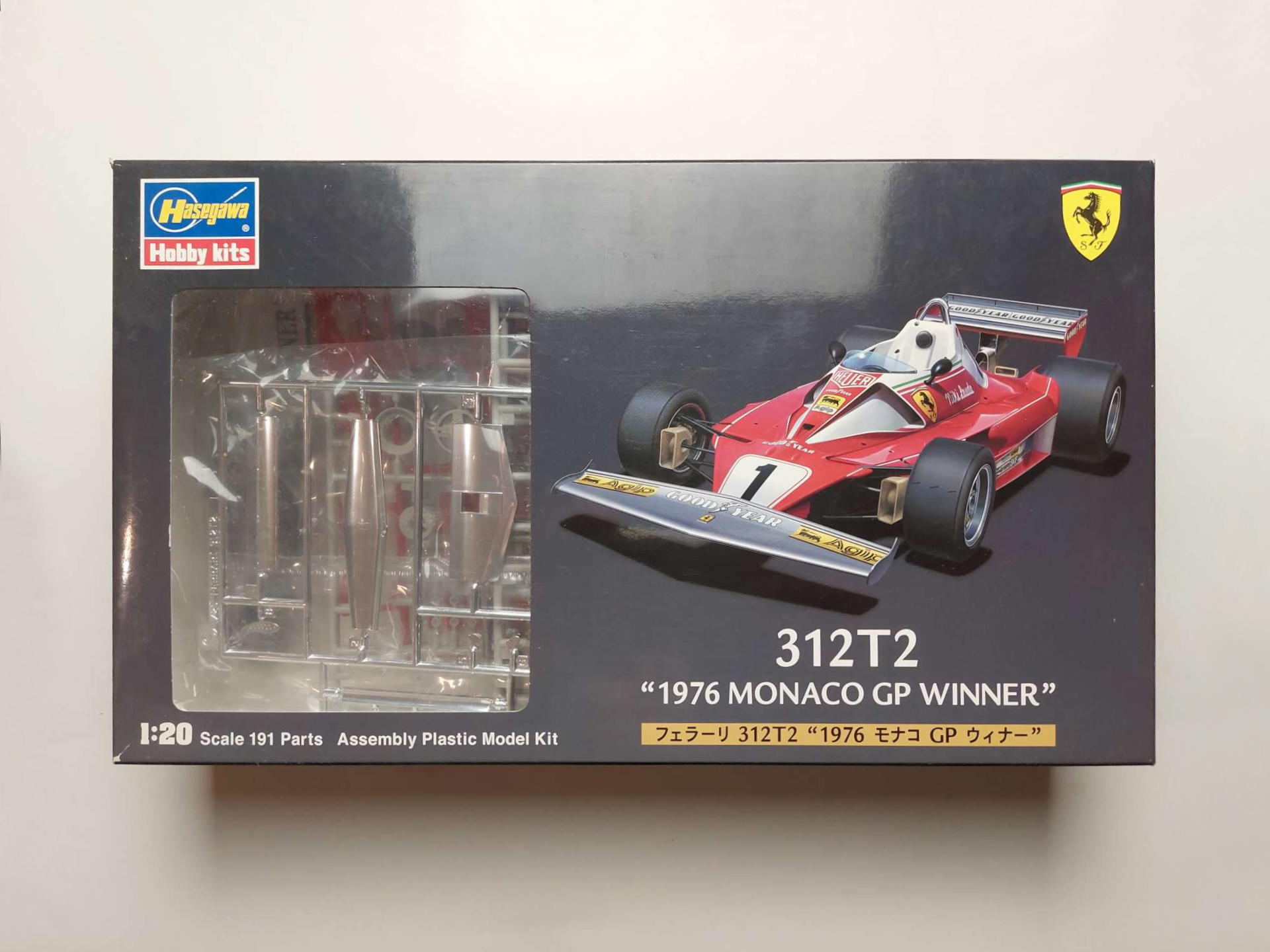 d0c37d13d6b4b3ba061688404b7e8a06.jpg 1/20 Ferrari 312 T2 1976 Monaco GP Winner Сборная модель Hasegawa 23201