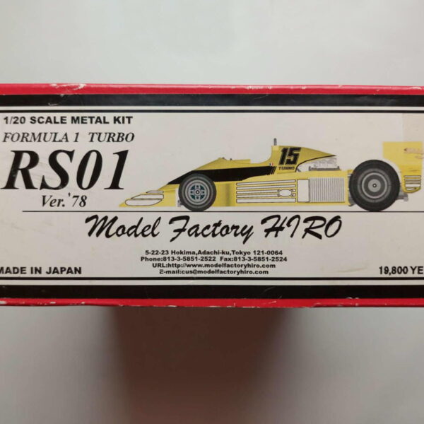 1/20 Renault RS01 Ver. '78 Сборная модель MFH K-021