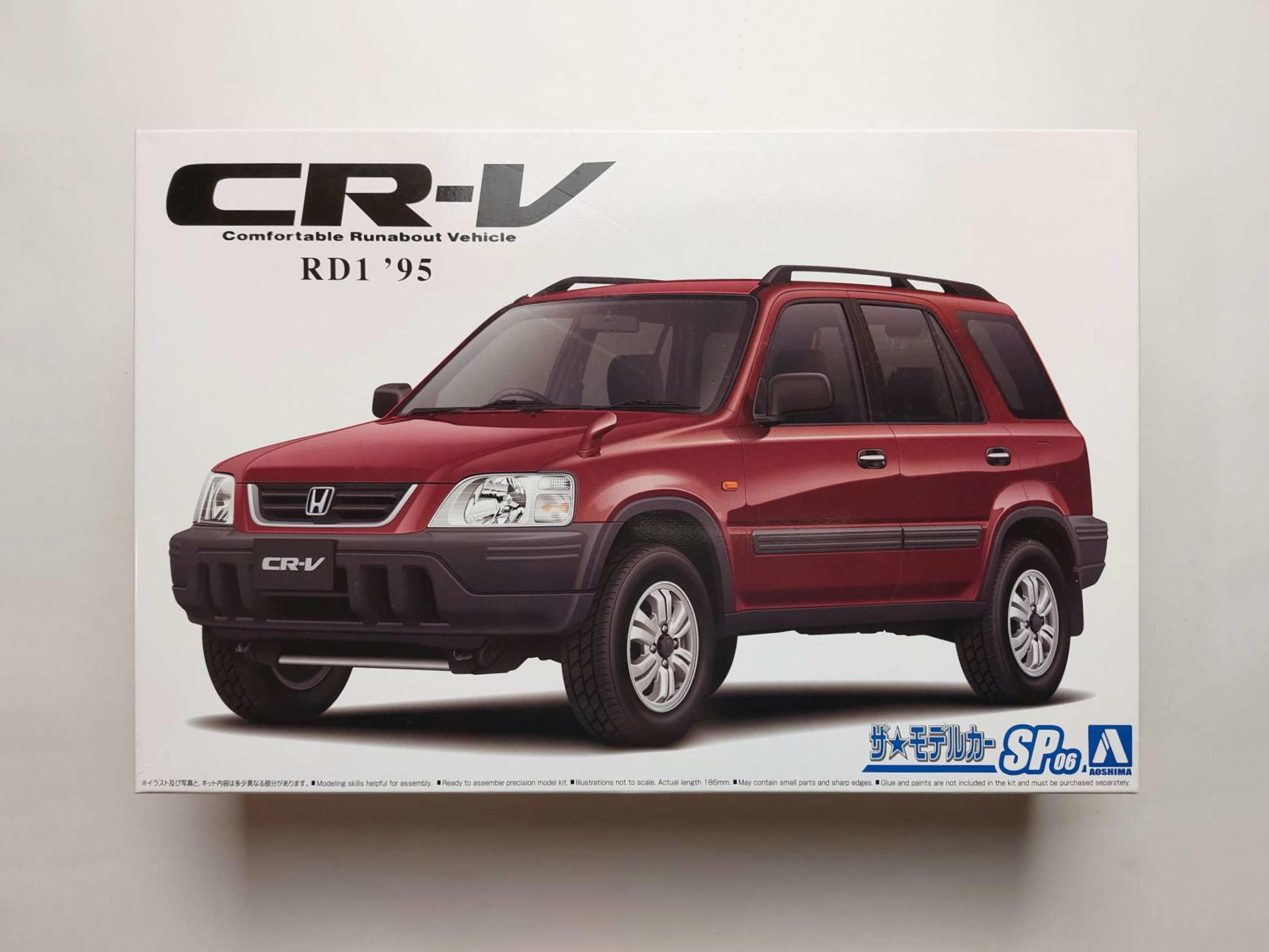 eb7a0c189ea8622181d3fd24783b3fda.jpg 1/24 Honda CR-V (RD1) '95 Сборная модель Aoshima 066928