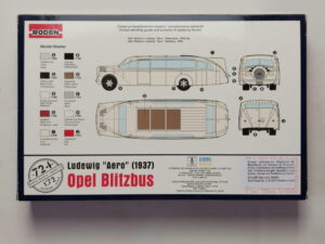 1/72 Opel Blitzbus Ludewig Aero 1937 Сборная модель Roden 724