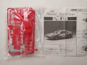 1/43 Alpine A310 1981 Monte Carlo Rally #58 Сборная модель Gunze Sangyo FG-101