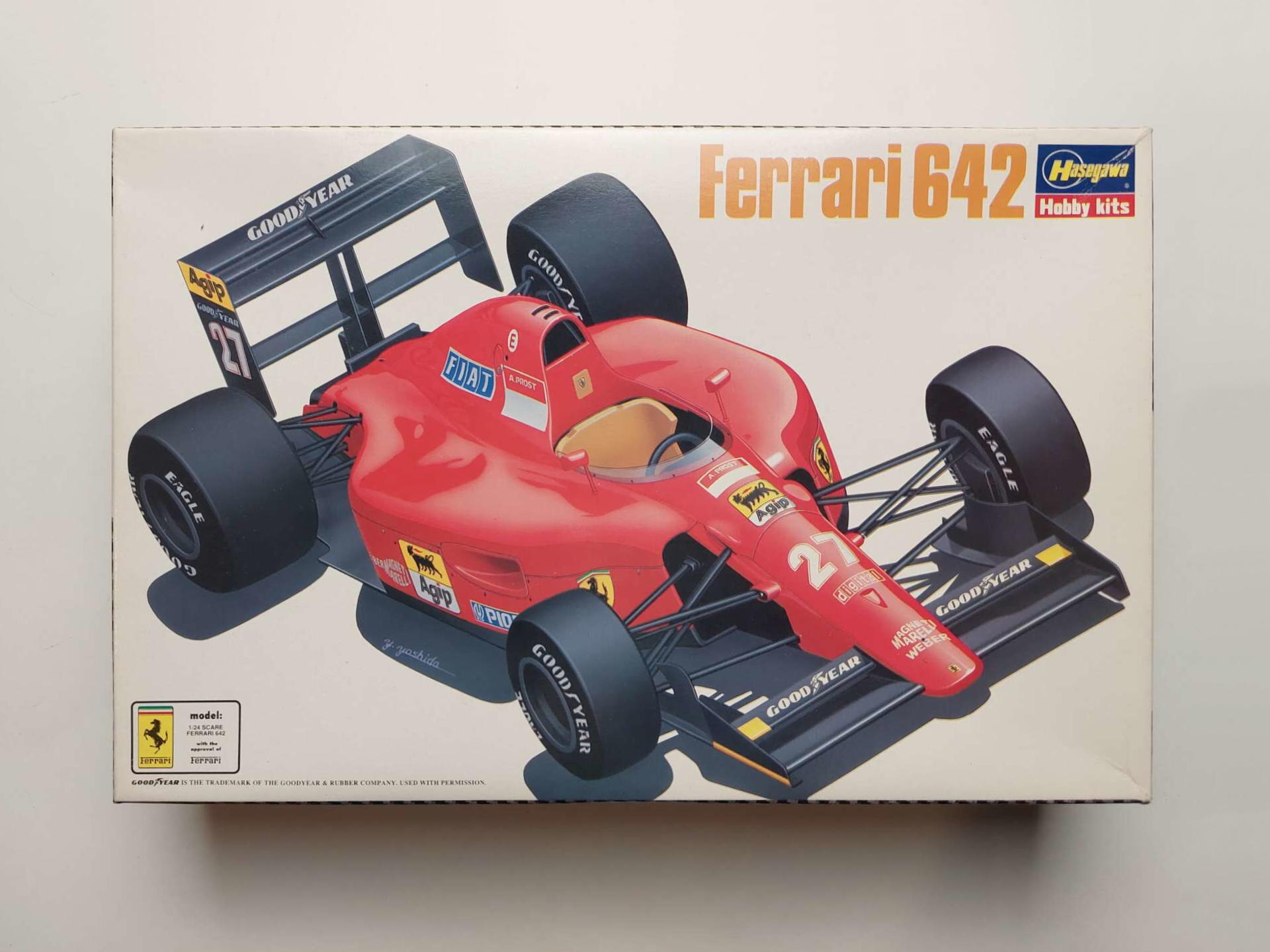 2eb2f4c1b959565014da956f8e27f304.jpg 1/24 Ferrari 642 Сборная модель Hasegawa 23017