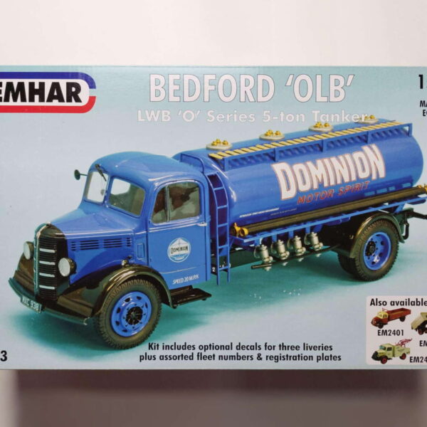 1/24 Bedford OLB LWB O Series 5-ton Tanker Сборная модель EMHAR EM2403