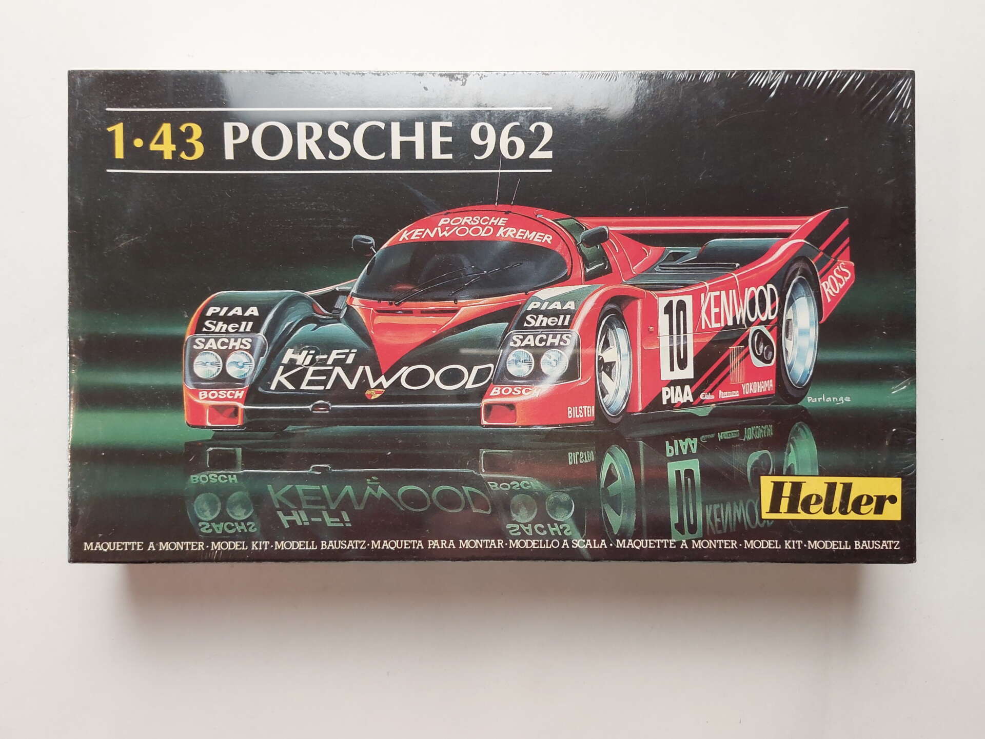 4b15bc3beaebada2114aeff284c431b4.jpg 1/43 Porsche 962 24 Hours of Le Mans #10 Kremer Racing Kenwood Сборная модель Heller 80109