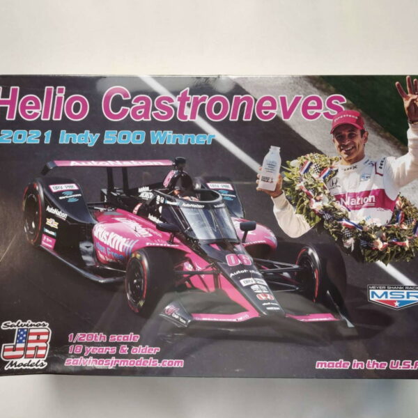1/20 Dallara DW12 2021 Indy 500 Winner Helio Castroneves #6 Сборная модель Salvinos Jr Models IMS2021HCI