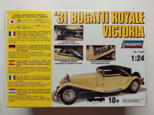 1/24 Bugatti Royale Victoria '31 Сборная модель Lindberg 72325