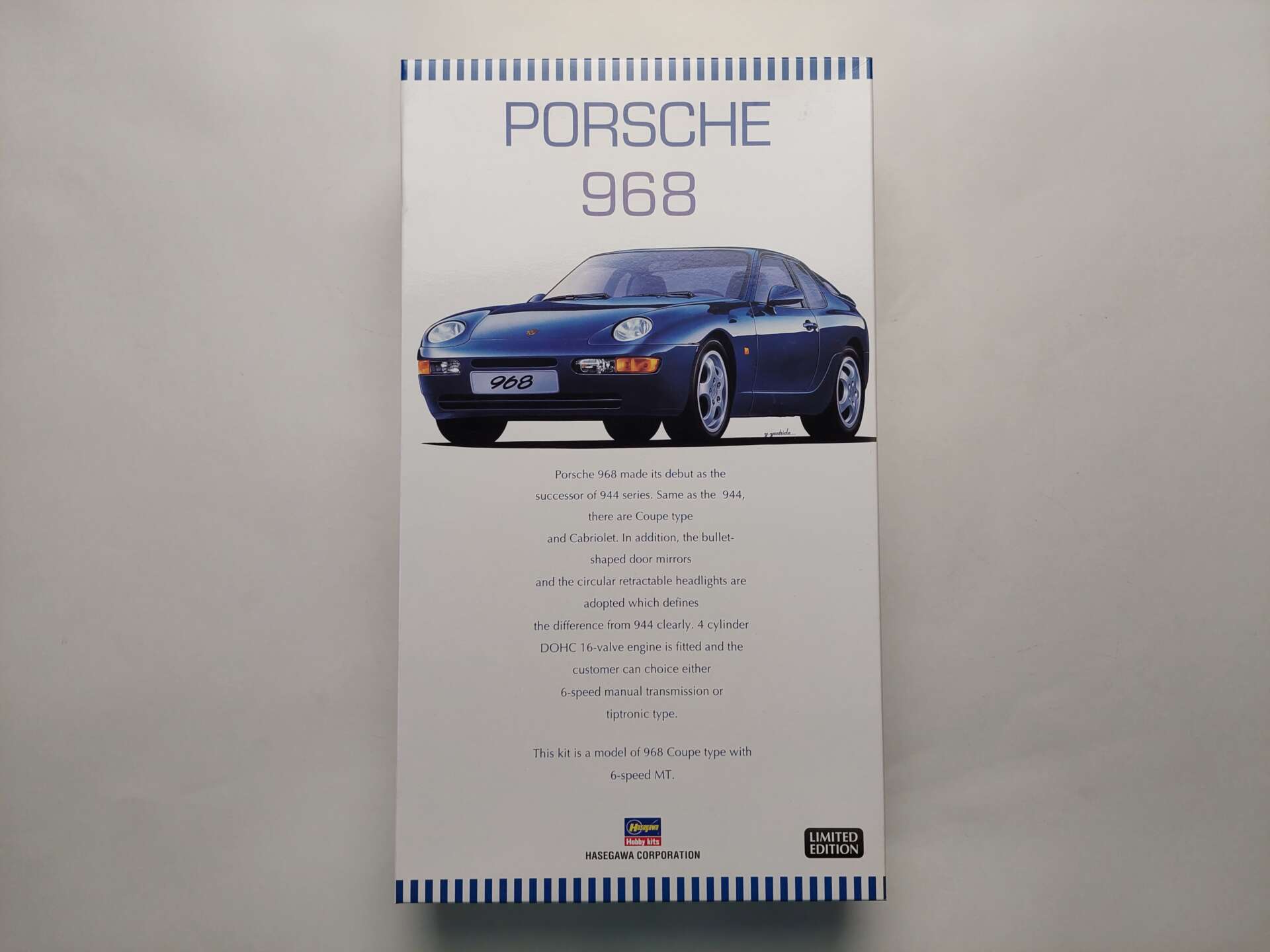 893d67f92f36d5296667dee3d1073c45.jpg 1/24 Porsche 968 Сборная модель Hasegawa 20259