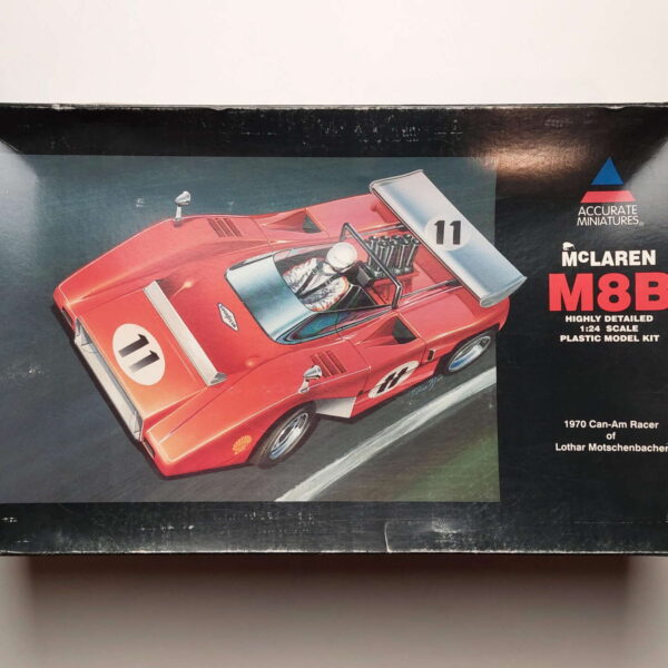 1/24 McLaren M8B 1970 Can-Am 2nd Lothar Motschenbacher #11 Сборная модель Accurate Miniatures 5003