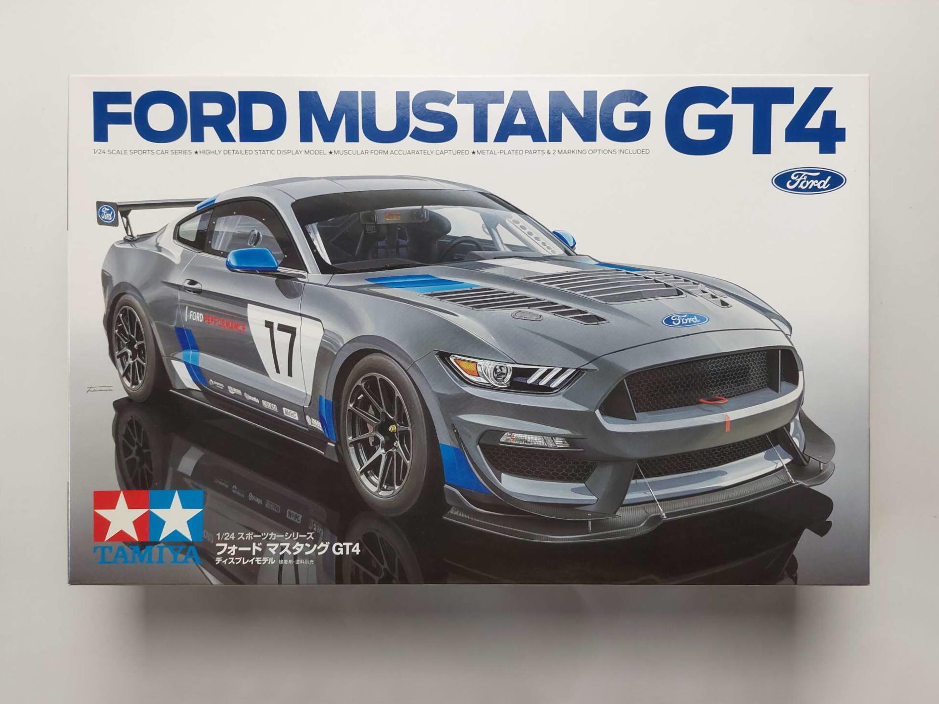 d45c37b81c334ae9d3eb447ee6804247.jpg 1/24 Ford Mustang GT4 Сборная модель Tamiya 24354