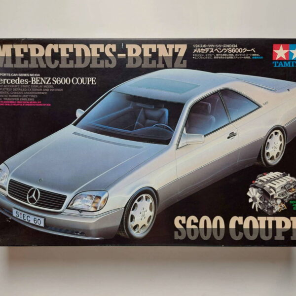 1/24 Mercedes-Benz S600 1992 Coupe Сборная модель Tamiya 24134