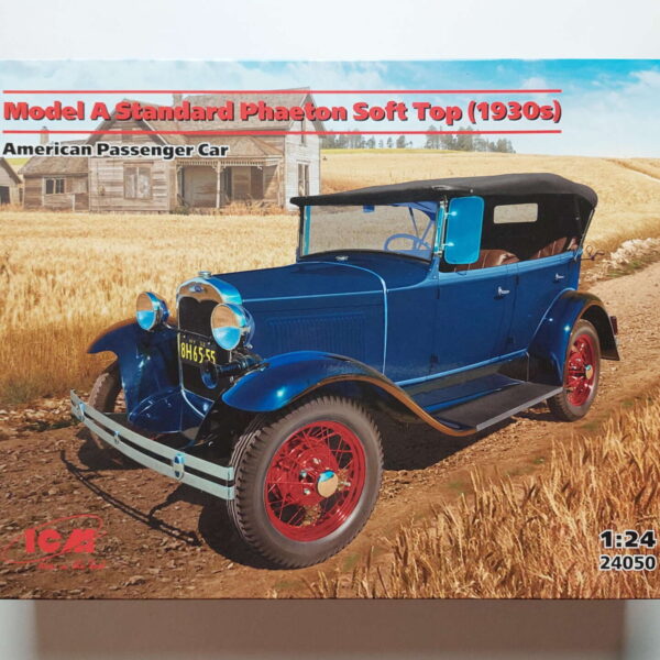 1/24 Ford Model A Standard Phaeton Soft Top 1930 Сборная модель ICM 24050