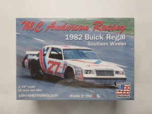 1/24 Buick Regal 1982 Southern Winner #27 MC Anderson Racing Сборная модель Salvinos Jr Models MCAB1982DA