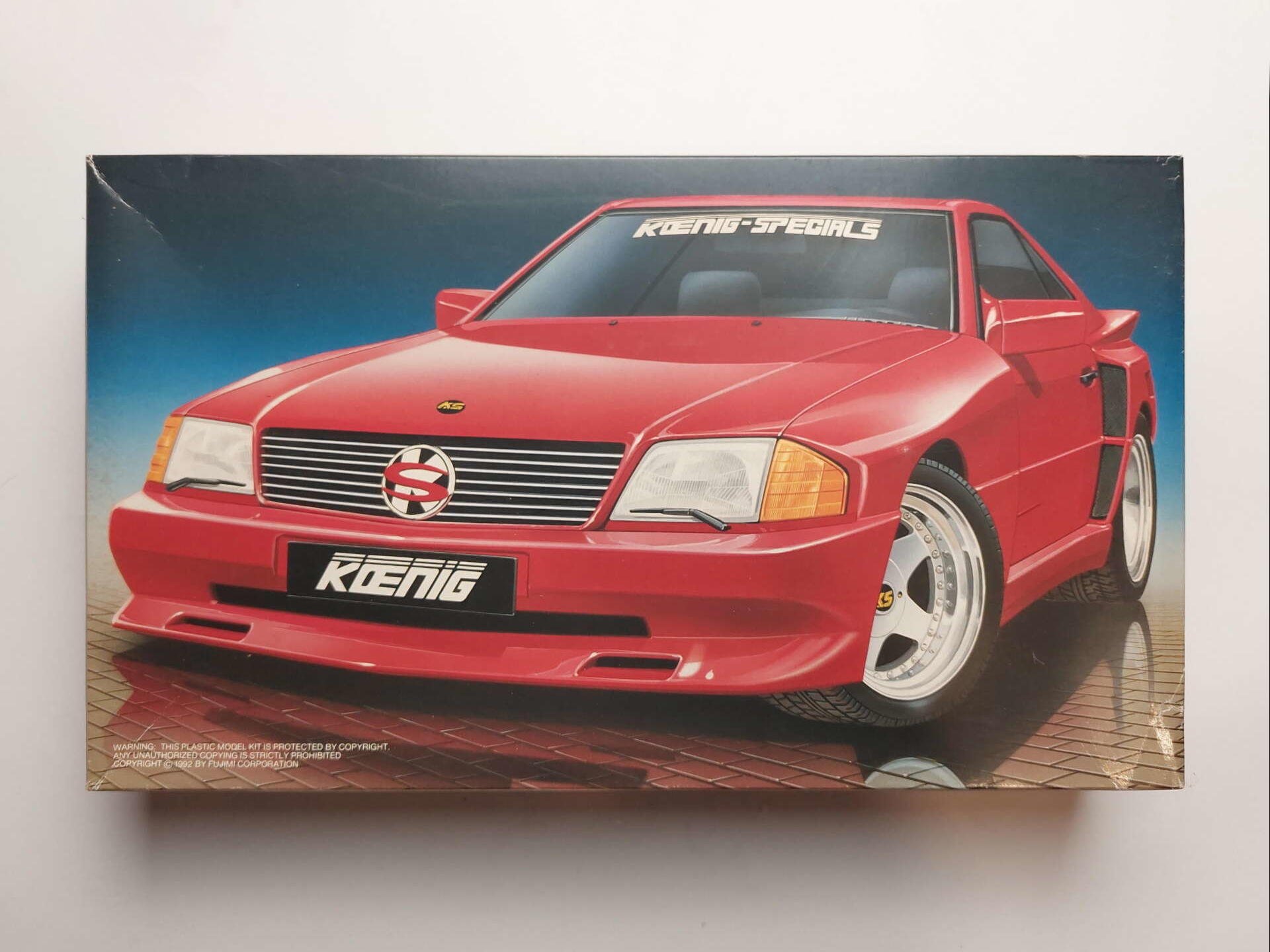 e6415e8e8de3cd3453b93baf59b630e9.jpg 1/24 Mercedes-Benz 500SL (R129) Koenig Specials Coupe Сборная модель Fujimi 12058