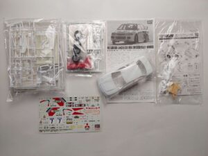 1/24 Mitsubishi Lancer GSR Evolution III 1996 Swedish Rally Winner #7 с доп. фарами Сборная модель Hasegawa 25087