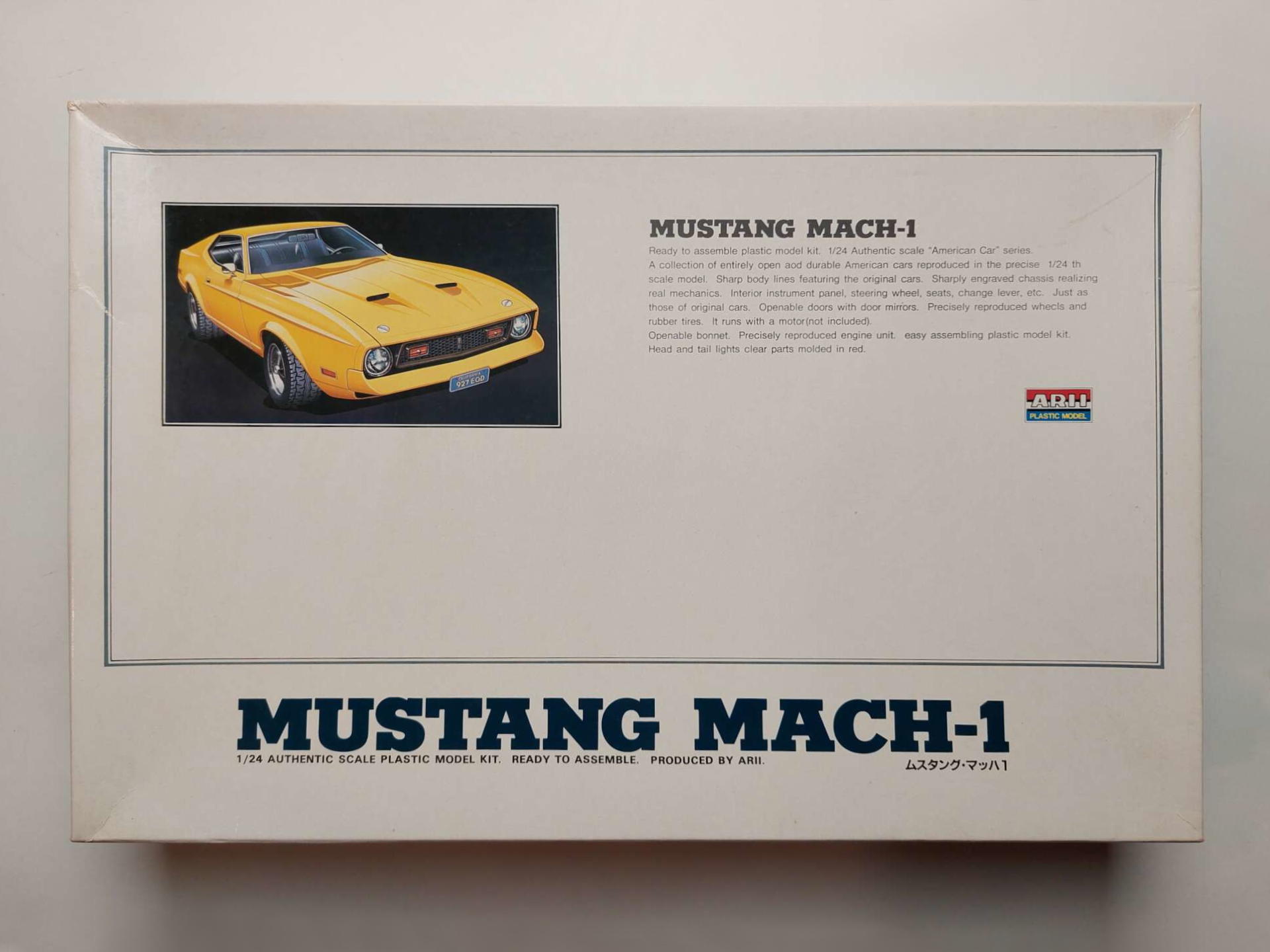 26c63de5678074acd9bbef077d461310.jpg 1/24 Ford Mustang Mach-1 '71 Сборная модель ARII A572