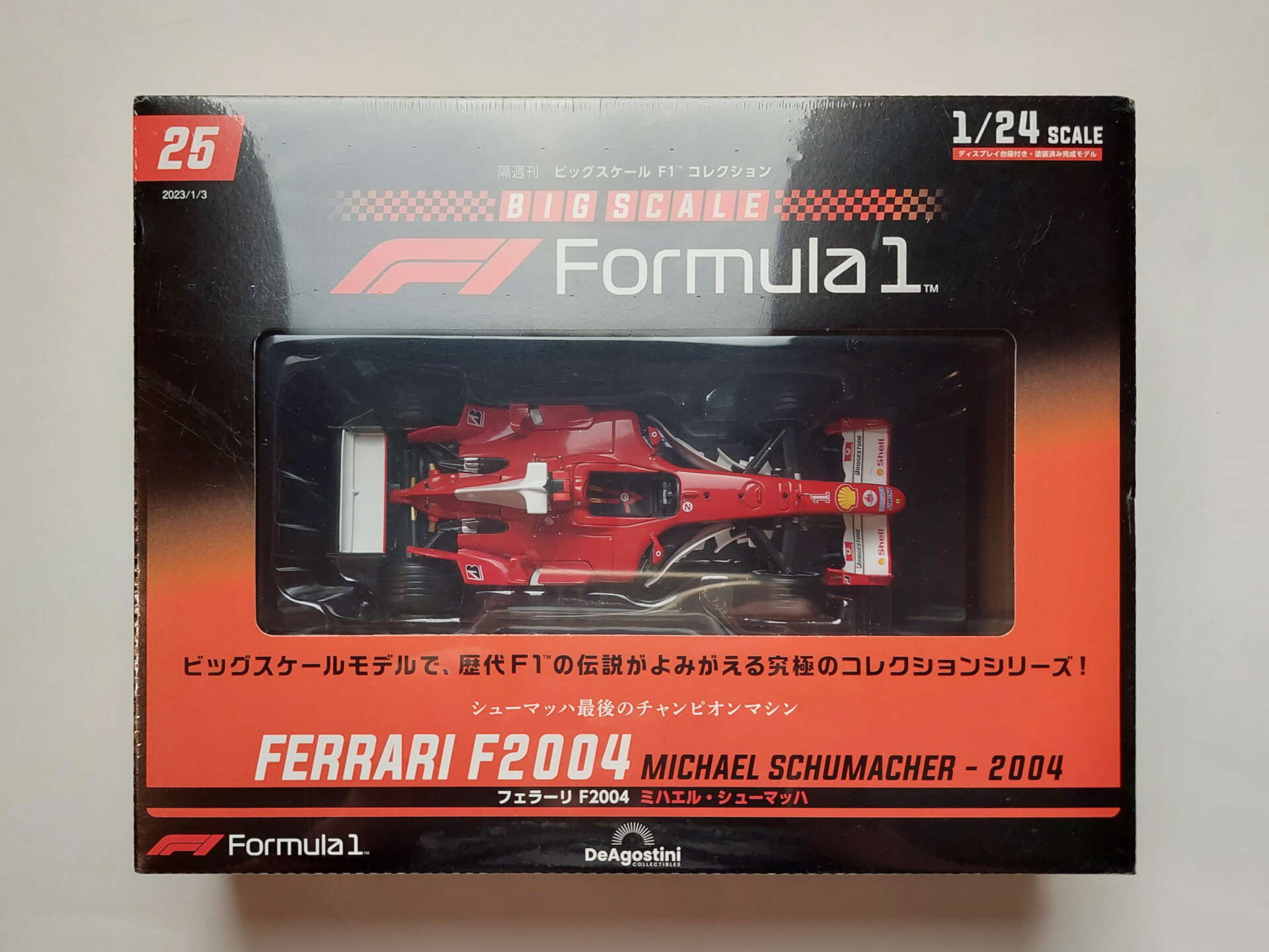 2db98f4868618c1f336c3c0ae9724cf1.jpg Ferrari F2004 2004 Michael Schumacher Масштабная модель DeAgostini 25