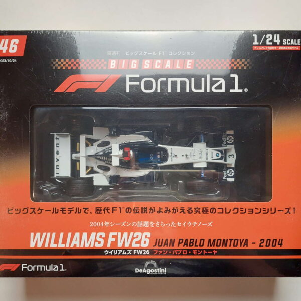 Williams FW26 2004 Juan Pablo Montoya Масштабная модель DeAgostini 46