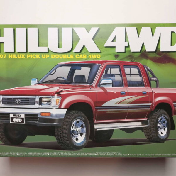1/24 Toyota Hilux (LN107) Pickup Double Cab 4WD Сборная модель Aoshima 008218