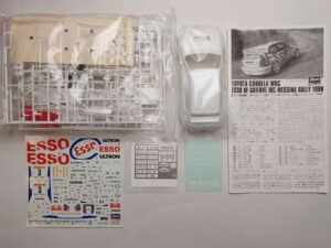 1/24 Toyota Corolla WRC 1998 IRC Messina Rally 2nd #3 HF Grifone Esso Сборная модель Hasegawa 20201