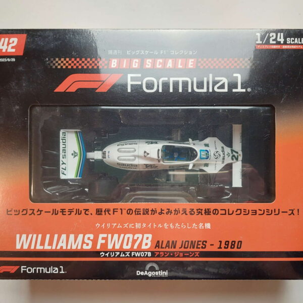 Williams FW07B 1980 Alan Jones Масштабная модель DeAgostini 42