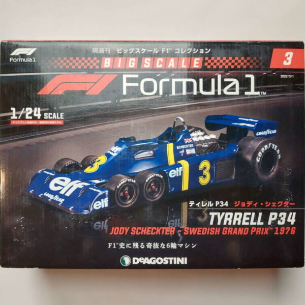 Tyrrell P34 1976 Jody Scheckter Масштабная модель DeAgostini 3