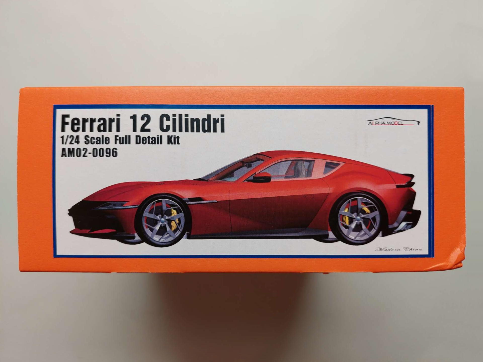 d6cd9310499c2909ecb8f5116934b70b.jpg 1/24 Ferrari 12 Cilindri Сборная модель Alpha Model AM02-0096