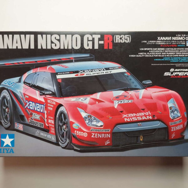 1/24 Nissan GT-R (R35) 2008 Super GT #23 Nismo Xanavi Сборная модель Tamiya 24308