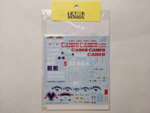 1/20 Williams FW14B Full Canon (Fujimi) Декали Tabu Design TABU-20078