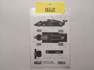 1/20 Lotus Type 91 Full Sponsor #11 John Player Special (EBBRO) Декали Tabu Design TABU-20148